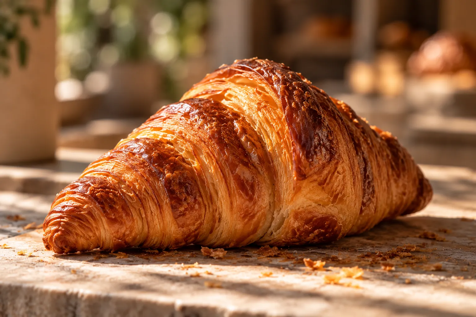 Croissant de mantequilla